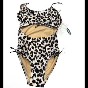 Old Navy Kids Animal Print One Piece Swimsuit